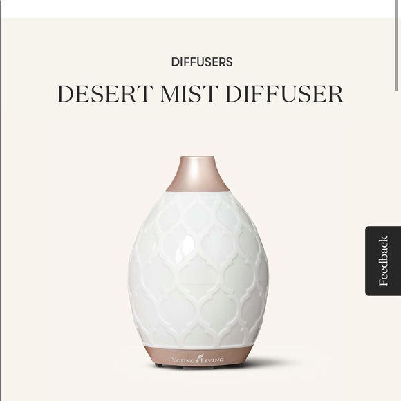 Desert Mist essential oils diffuser, young living brand. Brand new in box.
